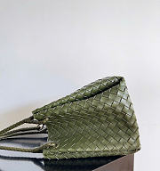 Bottega Veneta Large Parachute Olive Oil Bag - 30x26x20cm - 5