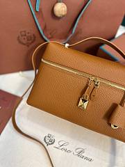 Loro Piana Extra Bag L27 Calfskin Warm Tan L0C2 - 27x16x10cm - 3