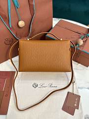 Loro Piana Extra Bag L27 Calfskin Warm Tan L0C2 - 27x16x10cm - 6