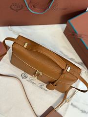 Loro Piana Extra Bag L27 Calfskin Warm Tan L0C2 - 27x16x10cm - 5