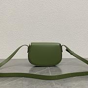 Loro Piana Small Ghiera Bag Smooth Calfskin Dark Green B4AX - 23x16x8cm - 4