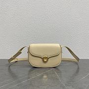 Loro Piana Mini Ghiera Bag Grained Calfskin Lotus Root A0DL - 18x13x7cm - 4