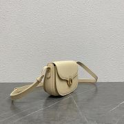 Loro Piana Mini Ghiera Bag Grained Calfskin Lotus Root A0DL - 18x13x7cm - 6