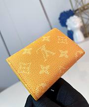 LV Envelope Business Card Holder Yellow M12664 - 10.5x8x1cm - 5