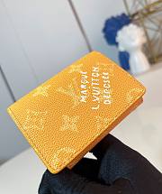 LV Envelope Business Card Holder Yellow M12664 - 10.5x8x1cm - 4