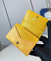 LV Envelope Business Card Holder Yellow M12664 - 10.5x8x1cm - 3