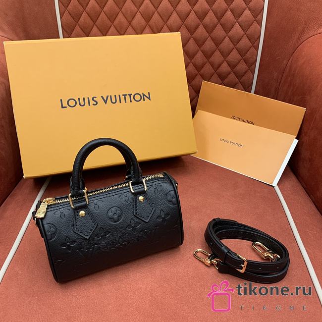 LV Nano Speedy Monogram Empreinte Black M82450 - 16x10x7.5cm - 1