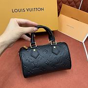 LV Nano Speedy Monogram Empreinte Black M82450 - 16x10x7.5cm - 3