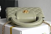 Chanel 23 Avocado Kelly Bag - 13x19x7cm - 6