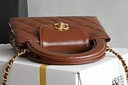 Chanel 23 Caramel Kelly Bag - 13x19x7cm - 3