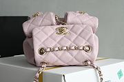 Chanel 23A Duma Backpack Small Caviar Pink - 17x17x9cm - 6