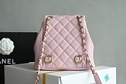 Chanel 23A Duma Backpack Small Caviar Pink - 17x17x9cm - 5