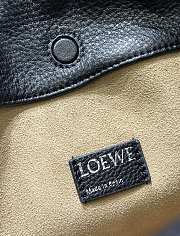 Loewe Medium Flamenco Purse In Deerskin Black - 30x20x10.5cm - 3