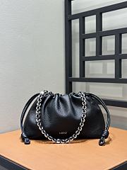 Loewe Medium Flamenco Purse In Deerskin Black - 30x20x10.5cm - 2