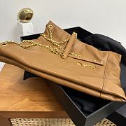 YSL Jamie Pochon In Lambskin Brown - 34x26x2cm - 5