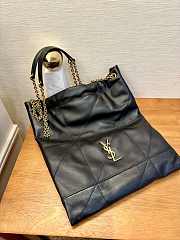 YSL Jamie Pochon In Lambskin Black - 34x26x2cm - 4