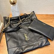 YSL Jamie Pochon In Lambskin Black - 34x26x2cm - 3