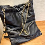 YSL Jamie Pochon In Lambskin Black - 34x26x2cm - 2