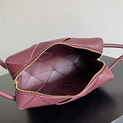 Bottega Veneta Small Cassette Camera Bag Burgundy - 22x14.5x7.5cm - 5