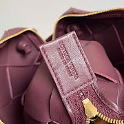 Bottega Veneta Small Cassette Camera Bag Burgundy - 22x14.5x7.5cm - 2