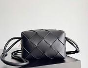 Bottega Veneta Small Cassette Camera Bag Black - 22x14.5x7.5cm - 1