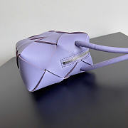 Bottega Veneta Small Cassette Camera Bag Purple - 22x14.5x7.5cm - 5