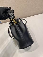 Prada Leather Mini Bag Black - 19.5x15.5x10cm - 5