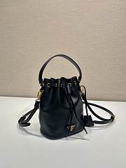 Prada Leather Mini Bag Black - 19.5x15.5x10cm - 2