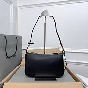 Balenciaga Rodeo Black Smooth Calfskin Shoulder Bag Black - 22x11.9x12.7cm - 3