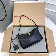 Balenciaga Rodeo Black Smooth Calfskin Shoulder Bag Black - 22x11.9x12.7cm - 6