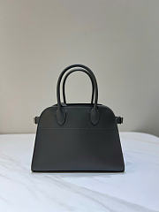 The Row Soft Margaux 10 Bag in Calfskin Leather Gray - 25.5x18x19cm - 6