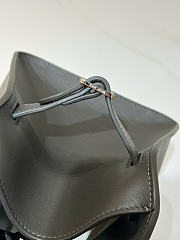 The Row Soft Margaux 10 Bag in Calfskin Leather Gray - 25.5x18x19cm - 3