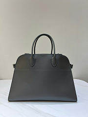 The Row Soft Margaux 17 Bag in Calfskin Leather Green - 38x28x23cm - 1