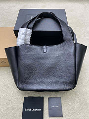 YSL Le 5 A 7 Bea In Grained Leather Black - 50x28x18cm - 2