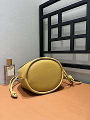 Loewe Flamenco Purse Bucket In Mellow Nappa Lambskin Sahara - 32x24x17cm - 6