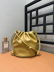 Loewe Flamenco Purse Bucket In Mellow Nappa Lambskin Sahara - 32x24x17cm - 2