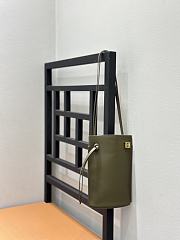 Loewe Dice Pocket In Classic Calfskin Dark Khaki Green - 20.5x12.7x4.5cm - 6