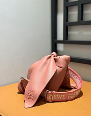 Loewe Bunny Small Leather Shoulder Pink - 18.5x16x9cm - 3