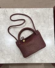 Bottega Veneta Small Tosca Burgundy - 20x16.5x7cm - 2