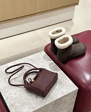 Bottega Veneta Small Tosca Burgundy - 20x16.5x7cm - 3