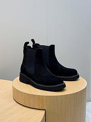 VLTN Toile Iconographe Chelsea Boot Black Suede - 1