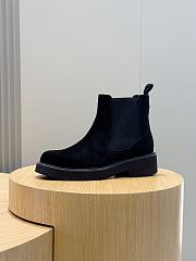 VLTN Toile Iconographe Chelsea Boot Black Suede - 6