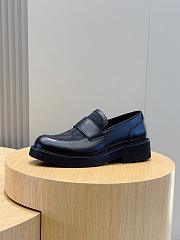 VLTN Loafer In Toile Iconographe Technical Fabric And Calfskin Black - 3