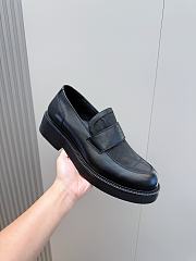 VLTN Loafer In Toile Iconographe Technical Fabric And Calfskin Black - 2