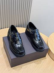 VLTN Garavani Gentleglam Calfskin Loafer Black  - 1