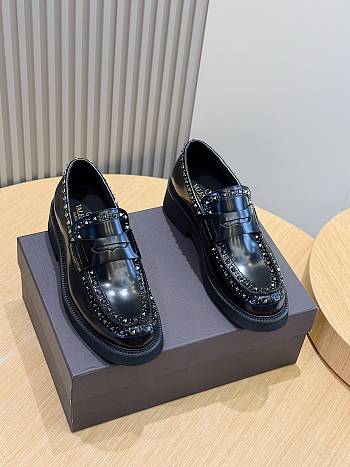 VLTN Garavani Gentleglam Calfskin Loafer Black 