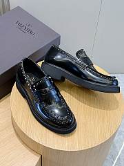 VLTN Garavani Gentleglam Calfskin Loafer Black  - 3