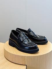 VLTN Garavani Gentleglam Calfskin Loafer Black  - 5