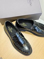 VLTN Garavani Gentleglam Calfskin Loafer Black  - 6