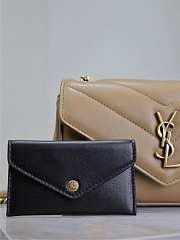 YSL Loulou Mini In Lambskin Beige - 20x12x5cm - 2